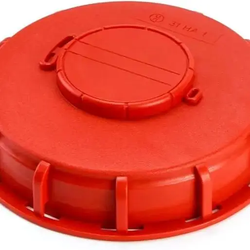 100 مللي متر غطاء صمام بلاستيكي أسود IBC صمام خزان استبدال غطاء الصمام جوانات خيط خشن أداة حديقة المنزل المتينة #2