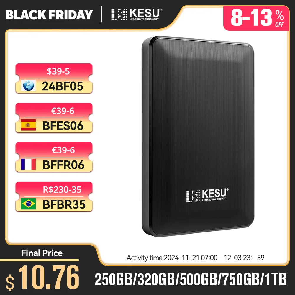 KESU External HDD USB3.0 2.5