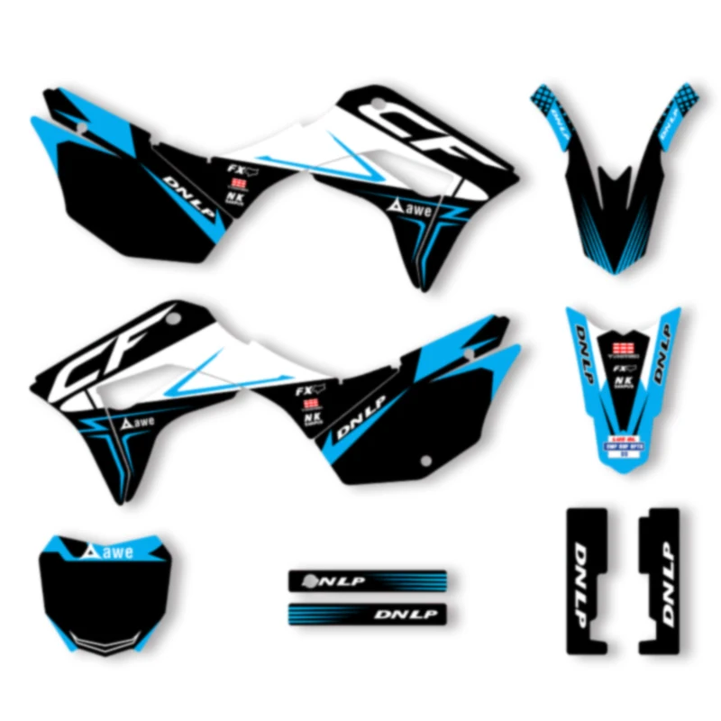 

Специальная мотоциклетная графическая фоновая наклейка SPACE для HONDA CRF CRF 125 CRF 125F 2019 2020 2021 CRF 19-21 CRF125F, наборы наклеек 04