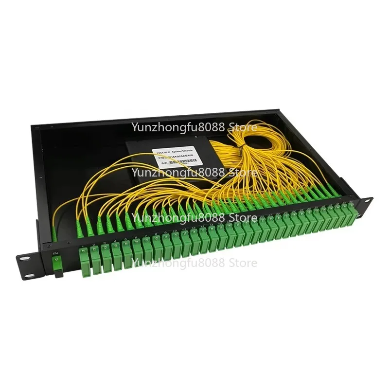 

FTTH System and Pon Network 1x32 Plc Splitter with 19 Rack-Mount SC APC/UPC Connector Fiber Splitter