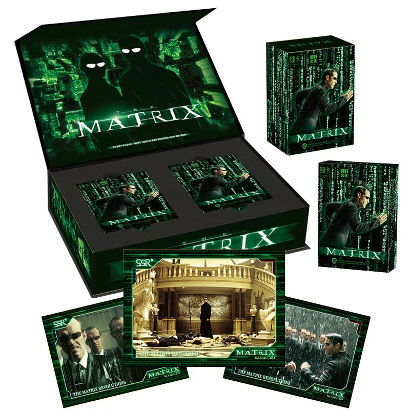 Original The Matrix The First Peripheral Collection Cards Pack Movie Character Rare TCG Game Playing Card Children Birthday Gift