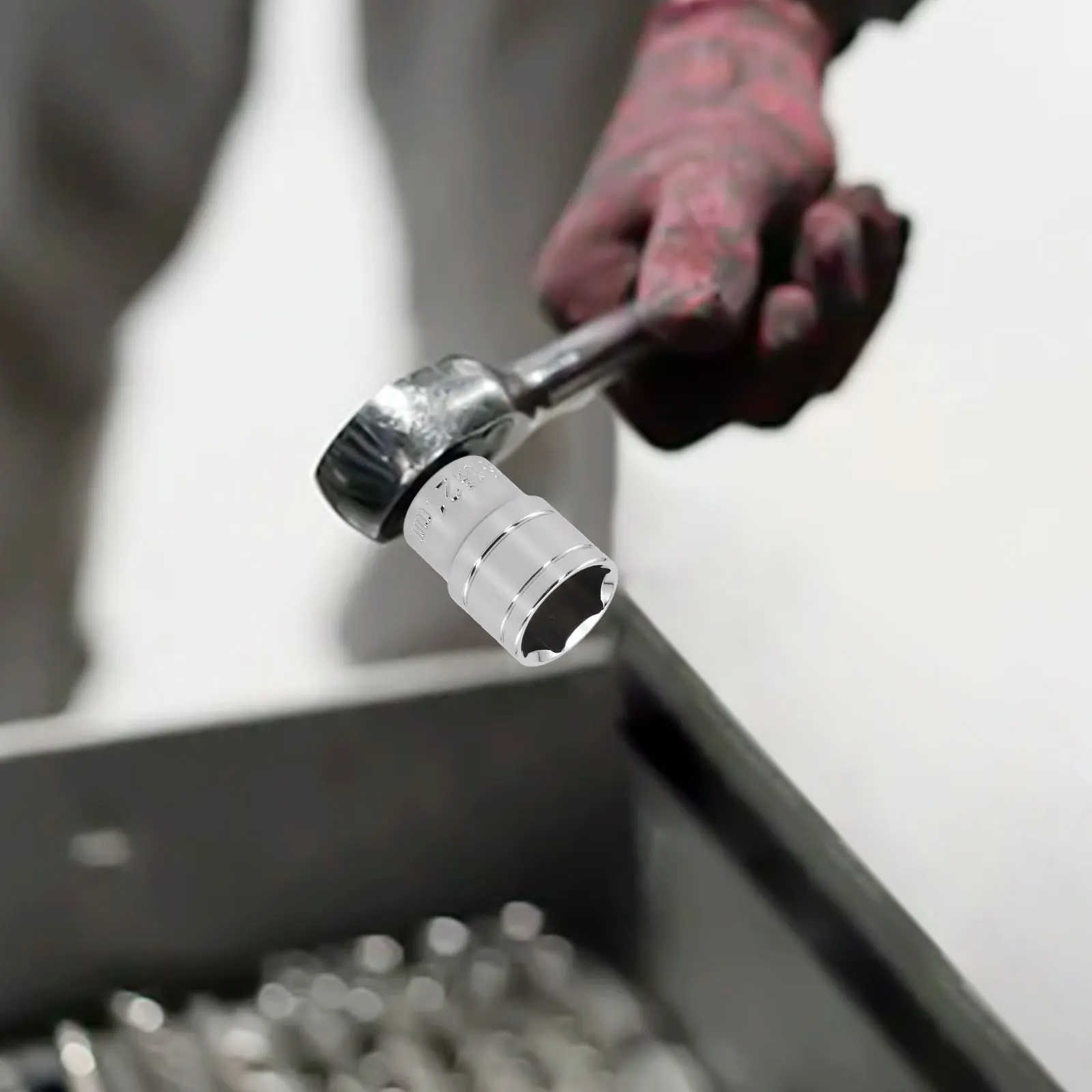 1/2 Socket Wrench Hex Deep Socket Wrench Versatile Design Precision Forging Professional Grade For Professional Use