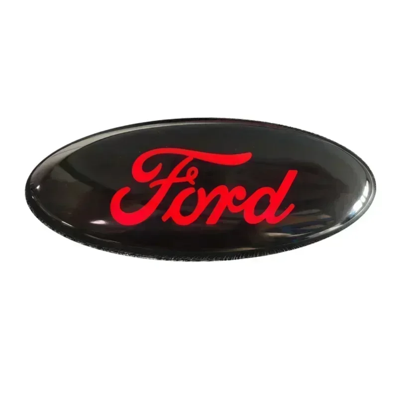 Emblema de coche de 14,5x5,8 cm para Ford Edge Escape Fiesta Transit Ranger Fusion Focus 2 3 Mondeo Kuga, pegatina para maletero trasero y capó