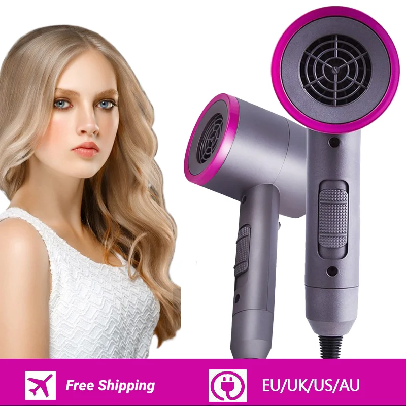 Professional Hair Dryer with Diffuser Blow Dryer Comb Brush Ionic Hair Dryers Straightener Curler Hair Styler Styling Appliances