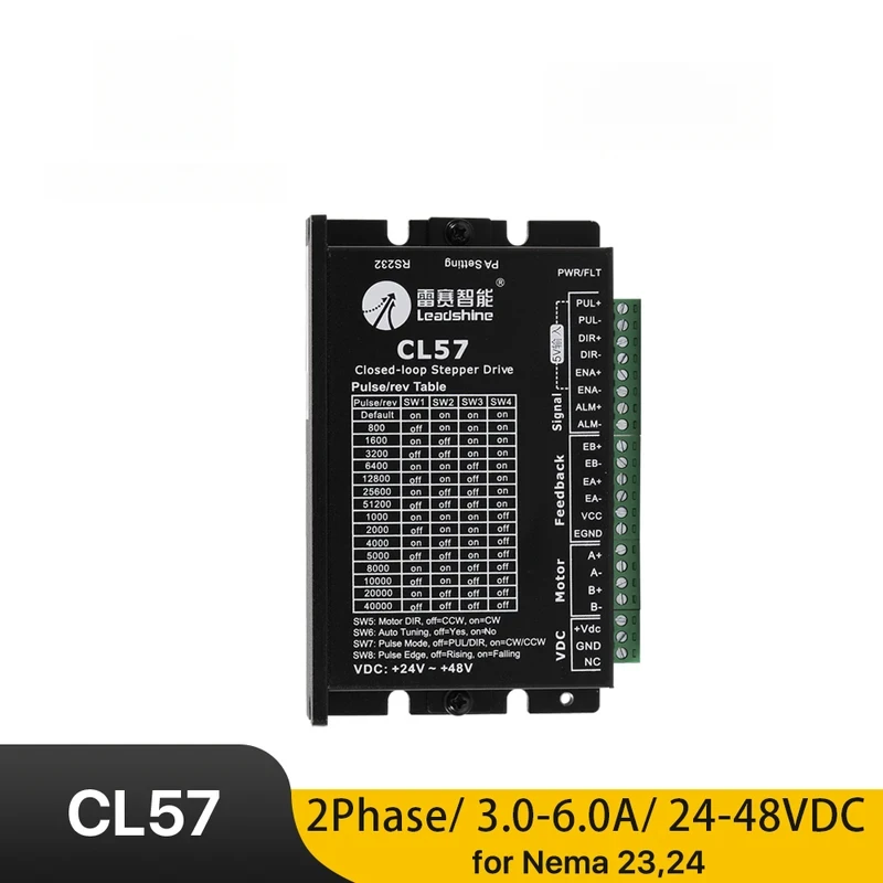 Leadshine CL57 Nema 23 Digital Closed Loop Stepper Motor Driver Stepper Driver for 3D Printer Cutting Machine