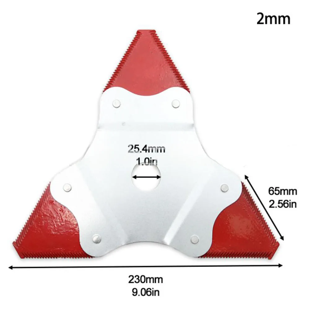 

230 мм 3 зубца газонокосилка триммер для травы сменные лезвия газонокосилка режущие головки для кусторезов обрезные машины