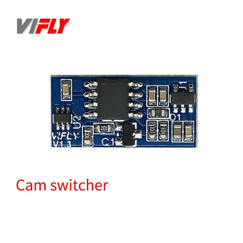 VIFLY 캠 스위처 FPV 드론 비행기용 수신기로 신호 수신, 듀얼 FPV 카메라 고속 전환, 구성 없음