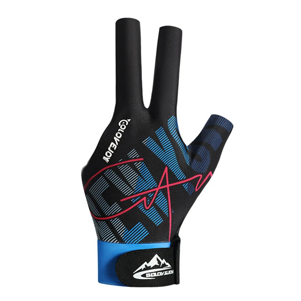 

Three Finger Glove Left Hand Glove Game Play Non Slip Billiard Cue Glove Adjustable Glove Adjustable Wrist Comfortable Fit