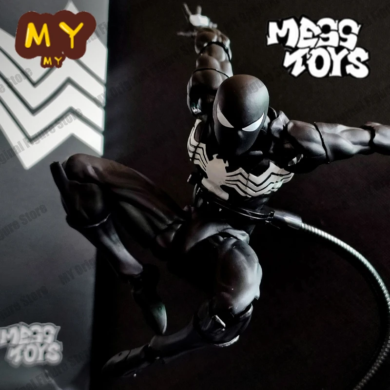 

Mess Toys Spiderman Black Suit Neighbor Symbiote Figure MessToys Scarlet Neighbor Action Figure CT Toys Black Red Spider Man Toy