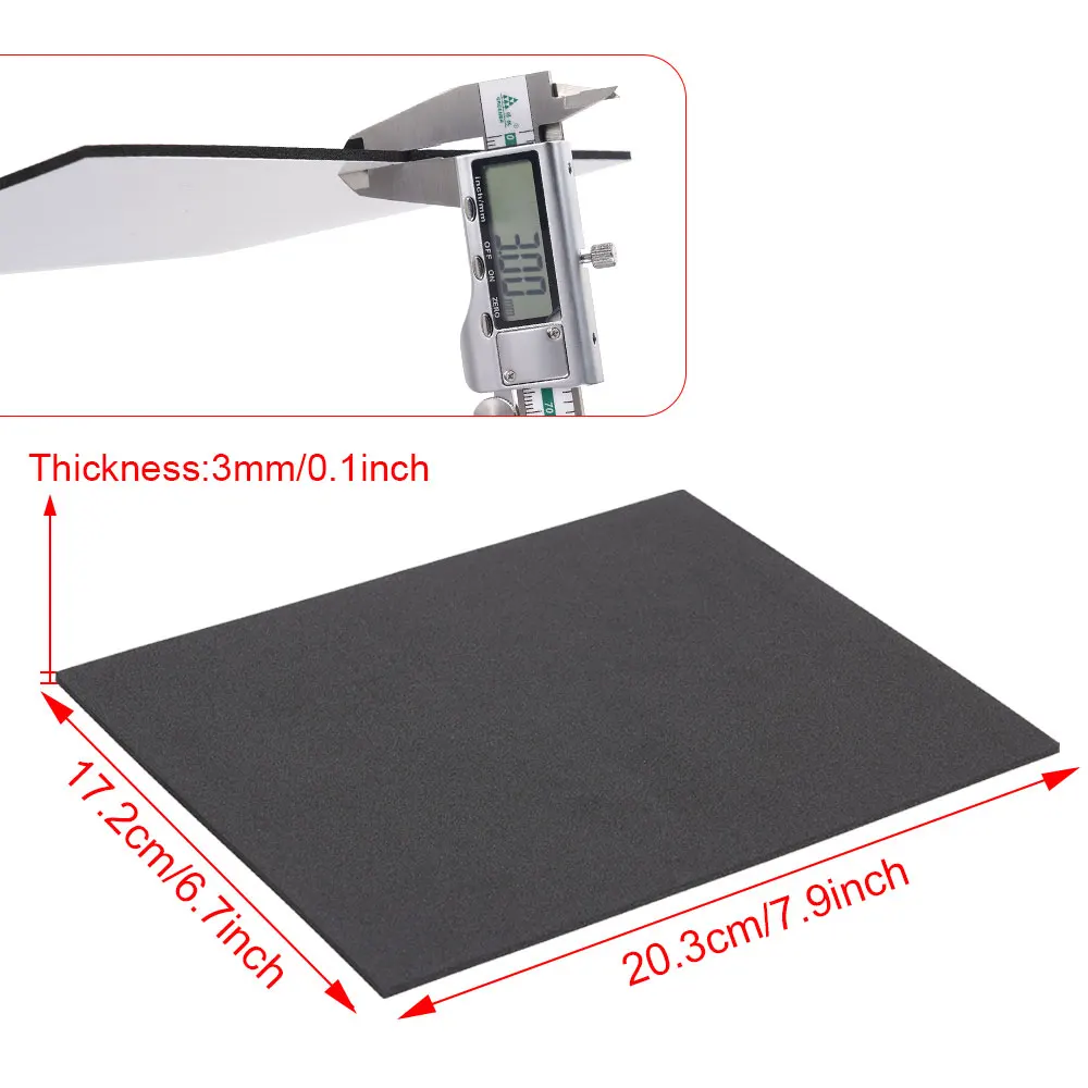 10 pz adesivo EVA Foam Board isolamento 3mm spessore 203*172mm per 3.2V 280Ah 320Ah 310Ah 90Ah Lifepo4 batteria uso fai da te