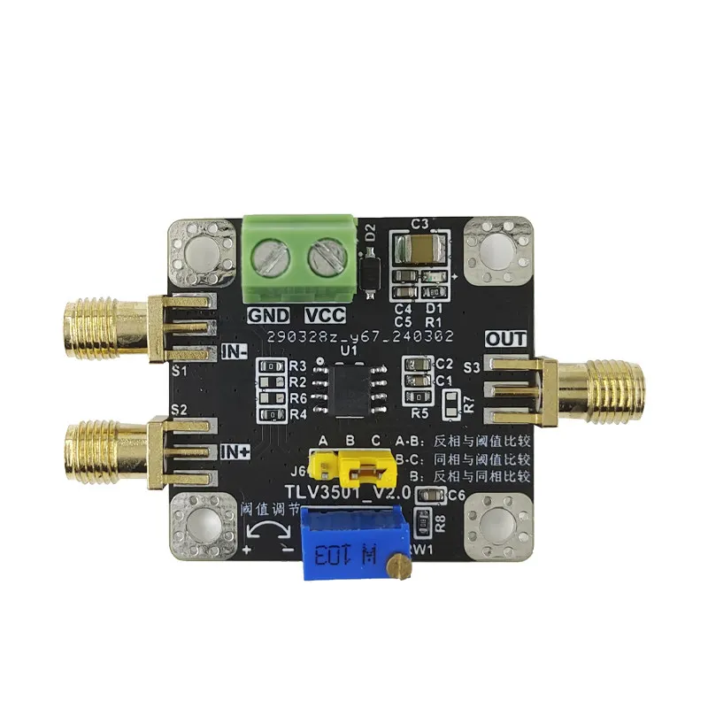 TLV3501 module non-inverting or inverting 4.5ns high-speed voltage comparator threshold adjustable rail-to-rail output