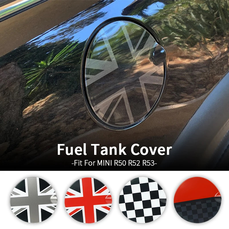 

For Mini Cooper R50 R52 R53 Car Fuel Tank Cap Cover Decoration Sticker For Mini Accessories Auto Exterior Protective Shell