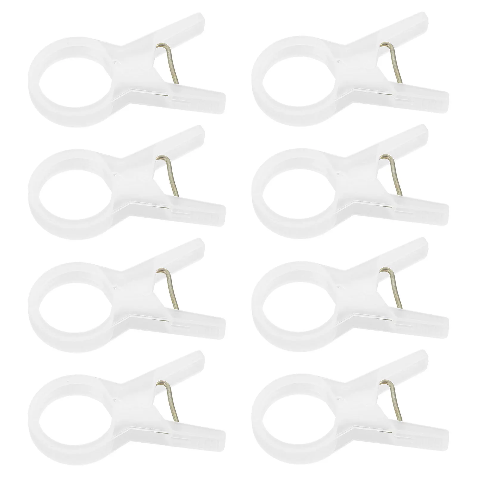 

100Pcs Plastic Plant Support Clips Garden Vine Clamps Fixing Stems on Trellis Stakes Cages Strong Flexible Grow Upright Climbing
