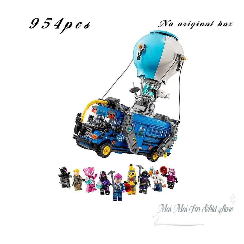 

954pcs creative technical 77073 battle model bus car diy building blocks bricks set toys for children Christmas birthday gifts