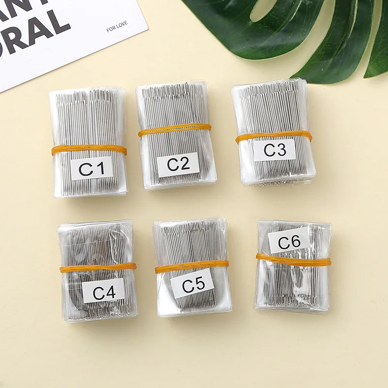 25Pcs Multi-size Small Eye Hand Sewing Needle Home Sewing Nickel-plated Steel Needle Cross-stitch Hand Embroidery Clothes Needle