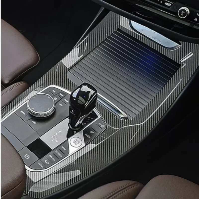 Комплект накладок из АБС-пластика для BMW X3, iX3, X4 G01 (2022-2023): кнопки управления стеклоподъемниками, регулировки сидений и дефлекторы кондиционера на приборной панели (для леворульных авто)