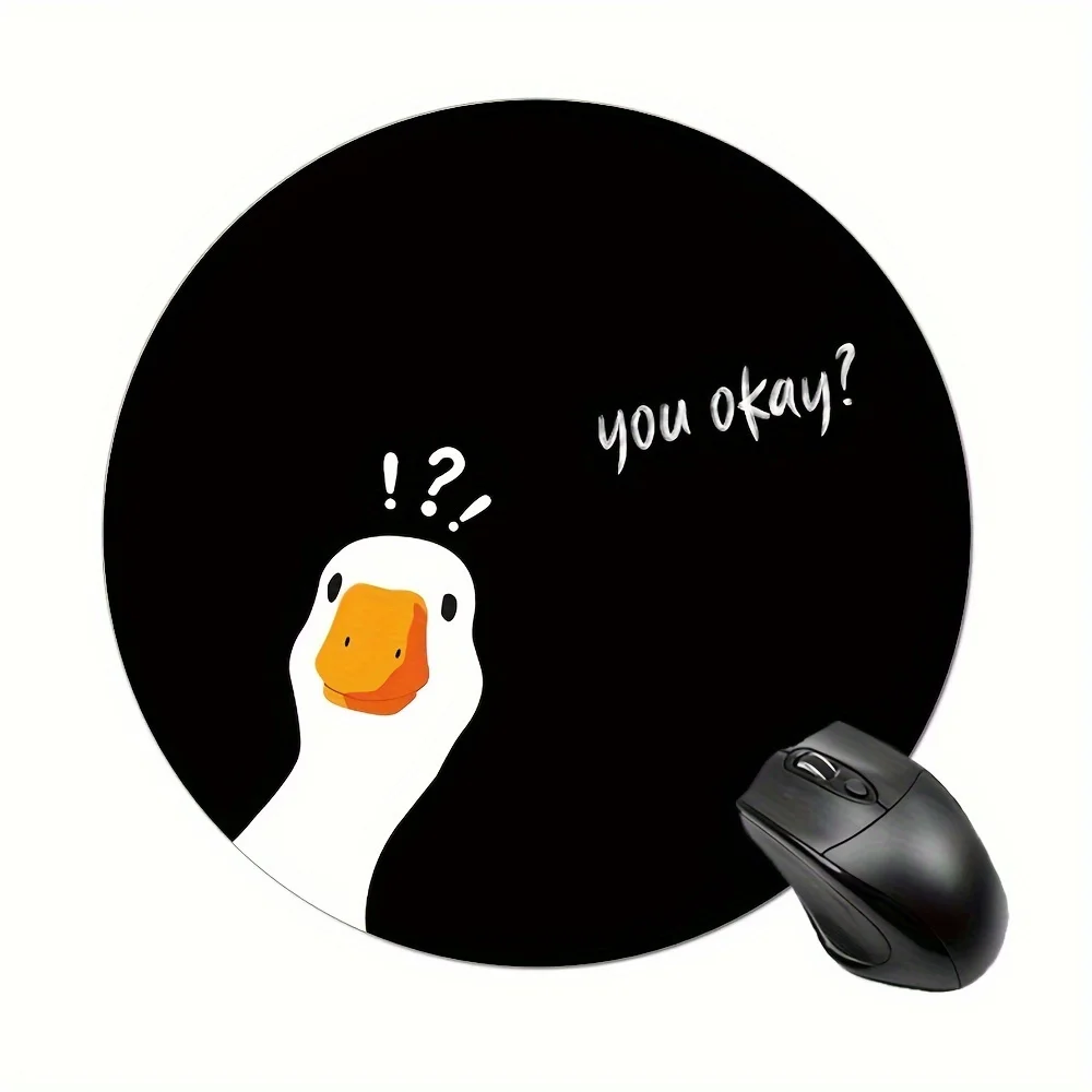 Ente rutschfestes Gummi-Mauspad für Büro, Mauspad, Set-Up, Laptop-Zubehör, Spielmatten, Schreibtischunterlage, Mauspad, Geschwindigkeitstischkissen