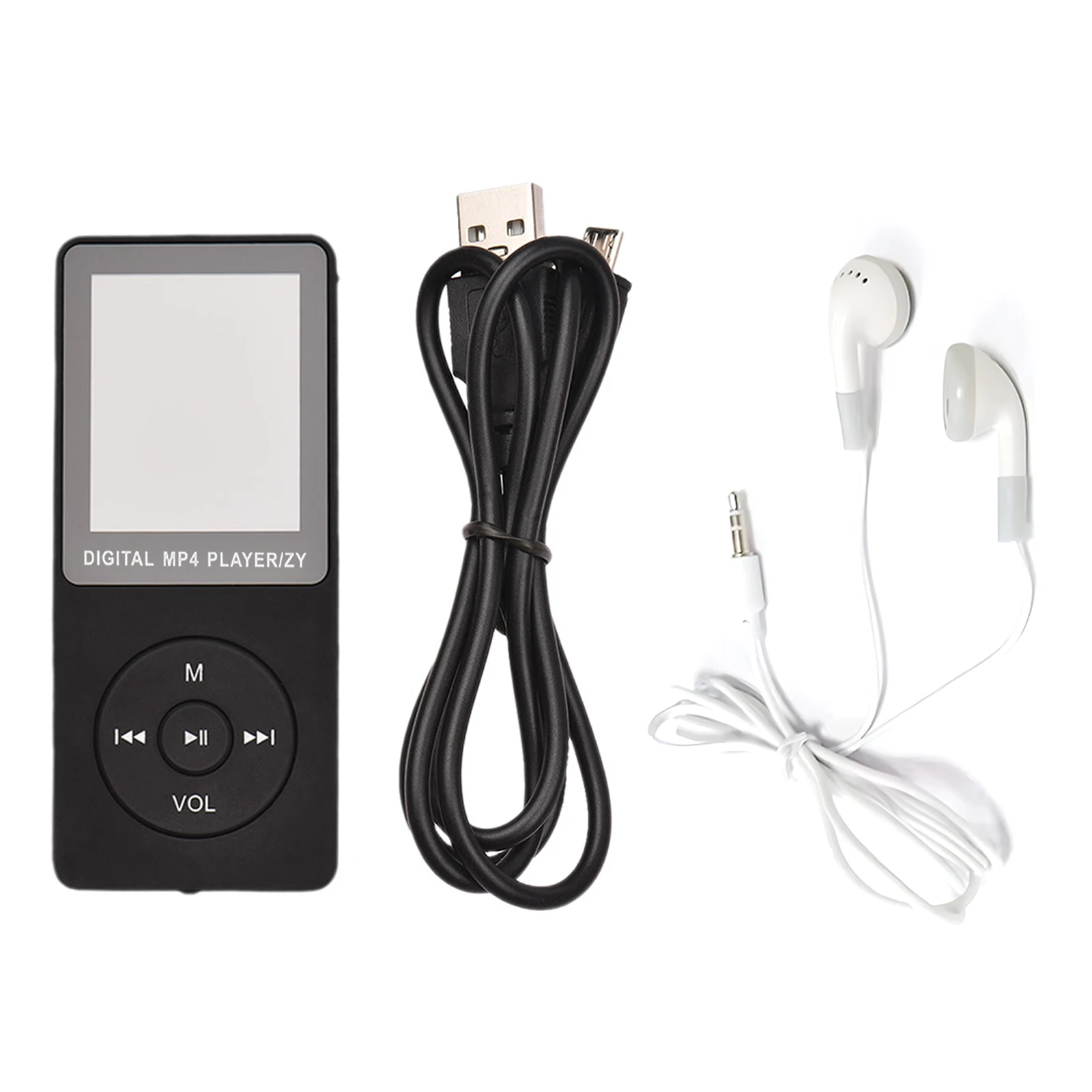 

MP3 Player Ultra Thin Music Player Built In 1.8in Screen Matching FM Radio Voice Recorder Kids Adult Portable MP3 Music Player