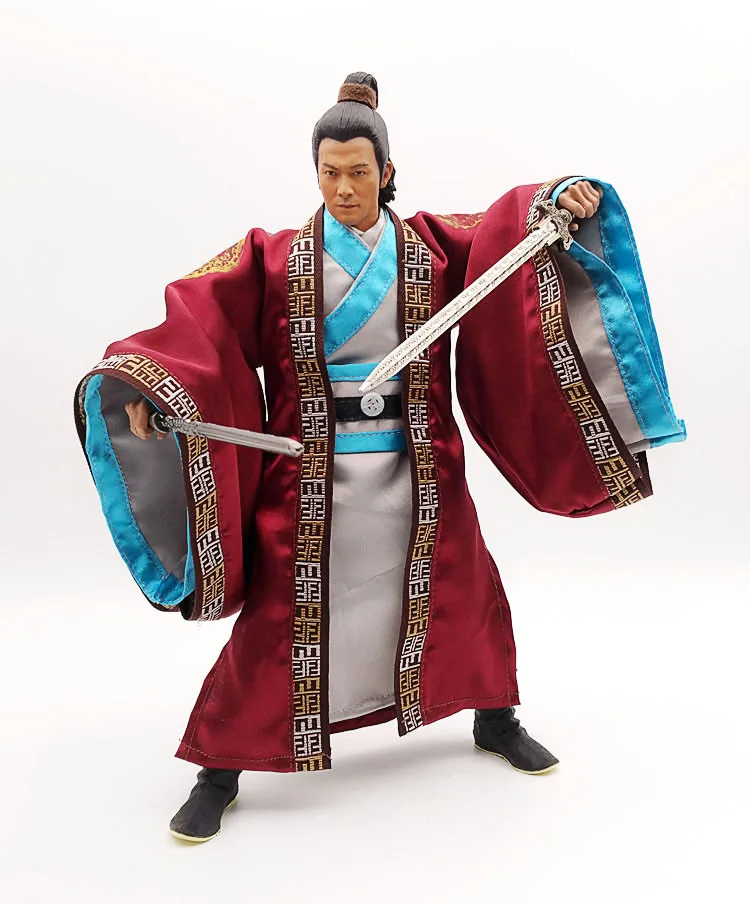 1/6 Three Kingdoms Series Ancient Soldier Clothing Liu Bei Xuande Hanfu Six Piece Set