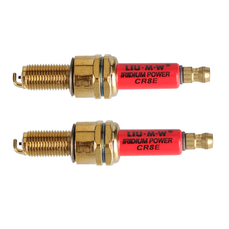 New Motorcycle Ceramic Spark Plugs For CR8E/CR8EB/CR8EK/CR8EVX/CR8EIX/CR9E/B8RTC Motorcycle Spark Plugs Accesories