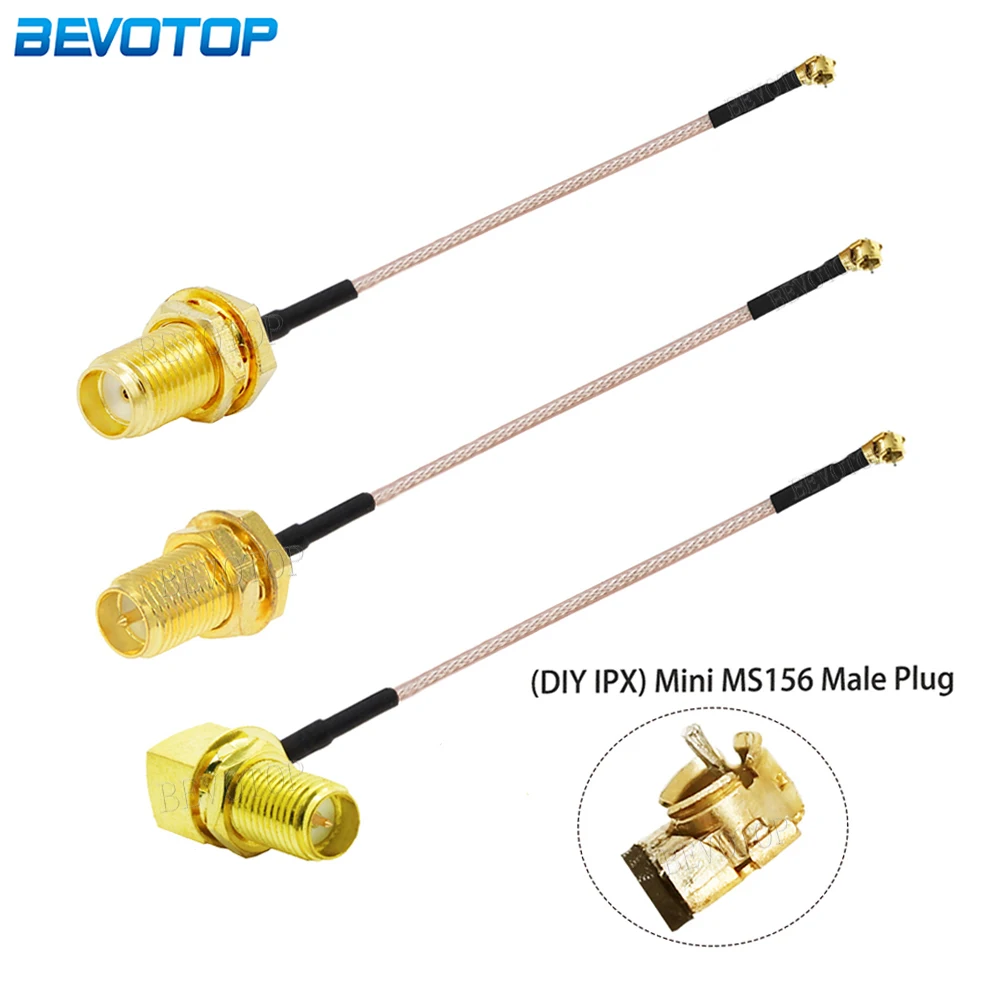 RG178 Cable DIY  Mini MS156 Male to SMA SMA Female Connector RF Coaxial Pigtail Extension Jumper for LTE Modem Yota LU150