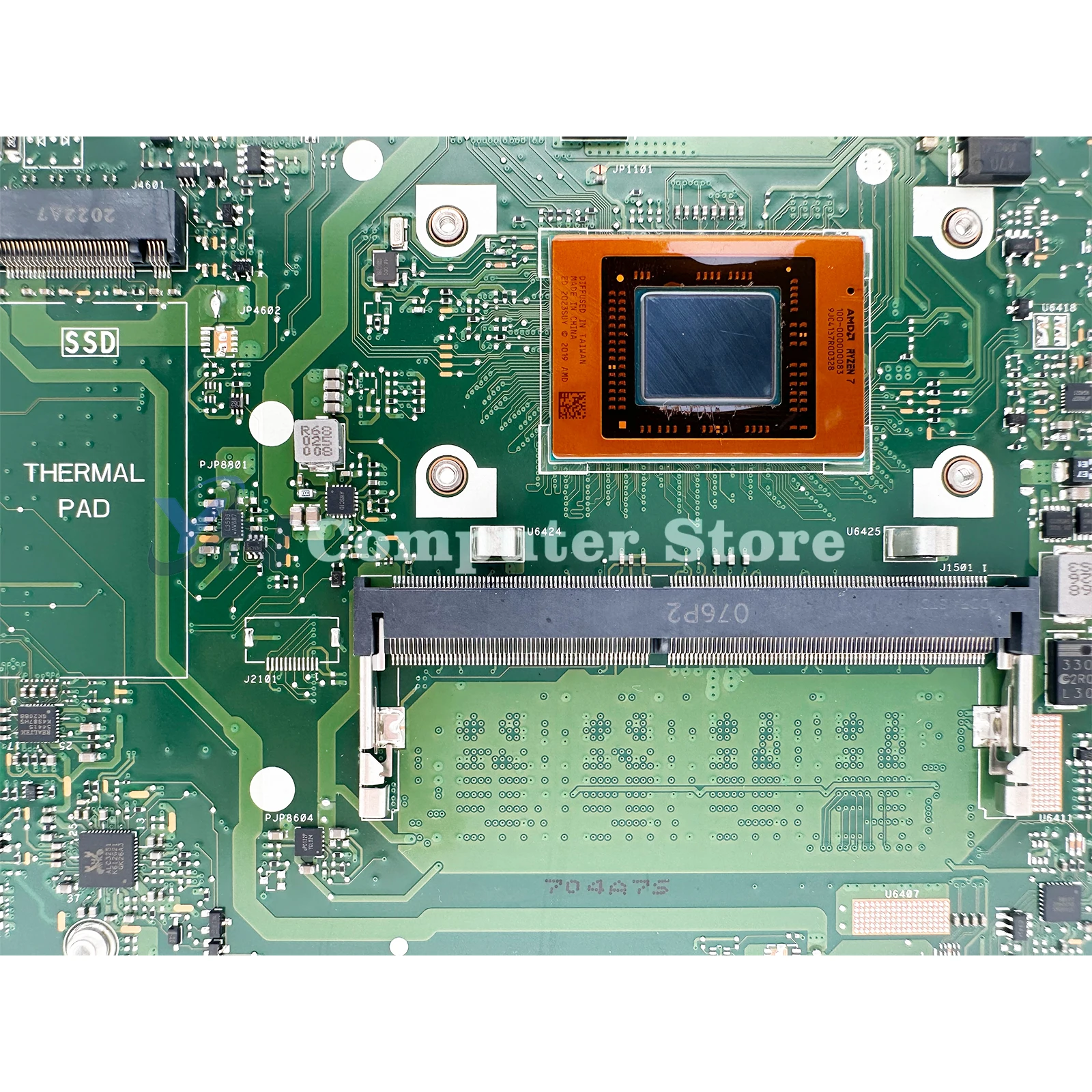 Imagem -05 - Placa-mãe para Laptop Asus Vivobook X513i M513ia Km513ia Mainboard R34300u R5-4500u R7-4500u 4gb 8gb de Ram 100 Testado ok