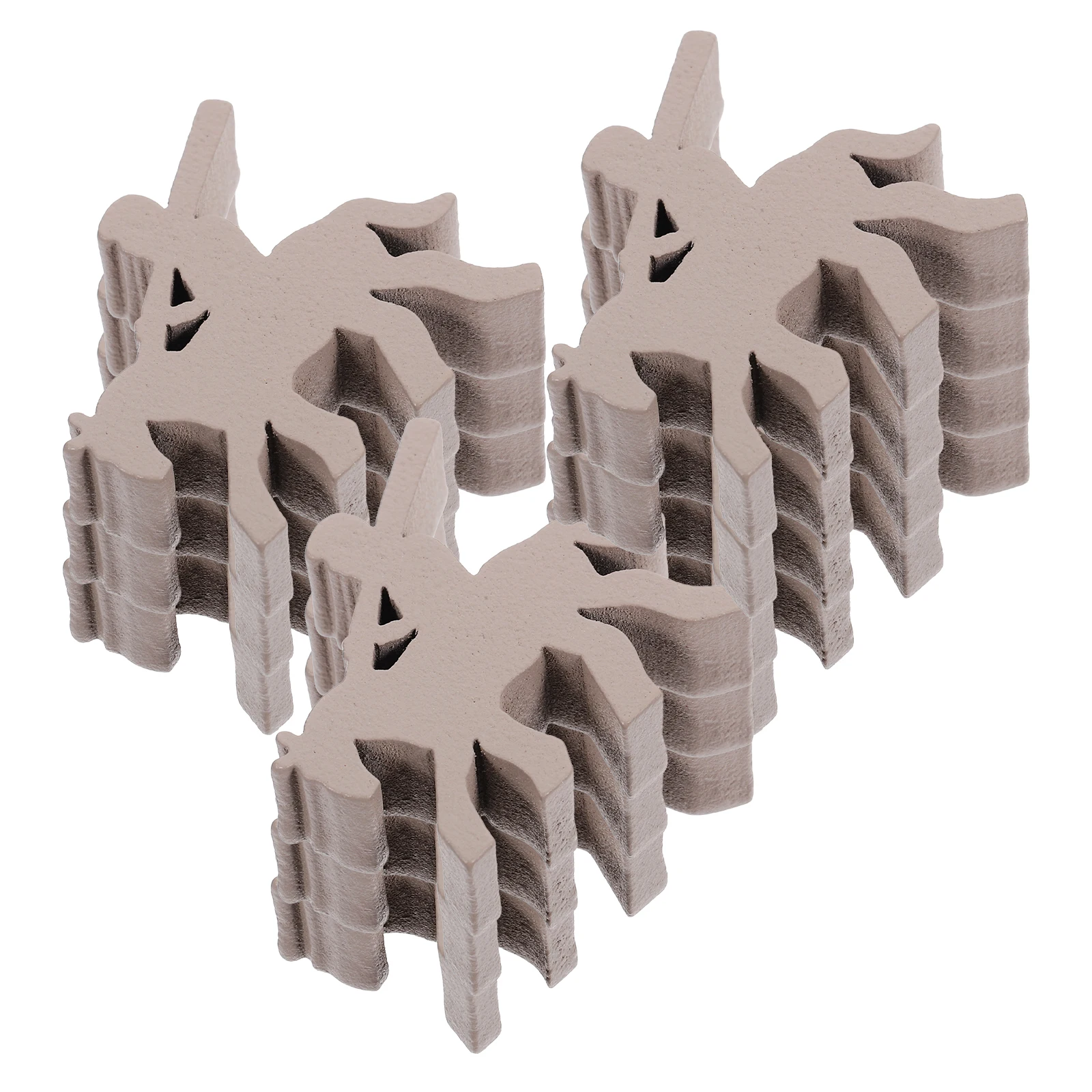 

10pcs Wood Chess Pieces Replacement Board Accessories Smooth Burr-Free Lightweight Compact Design Easy