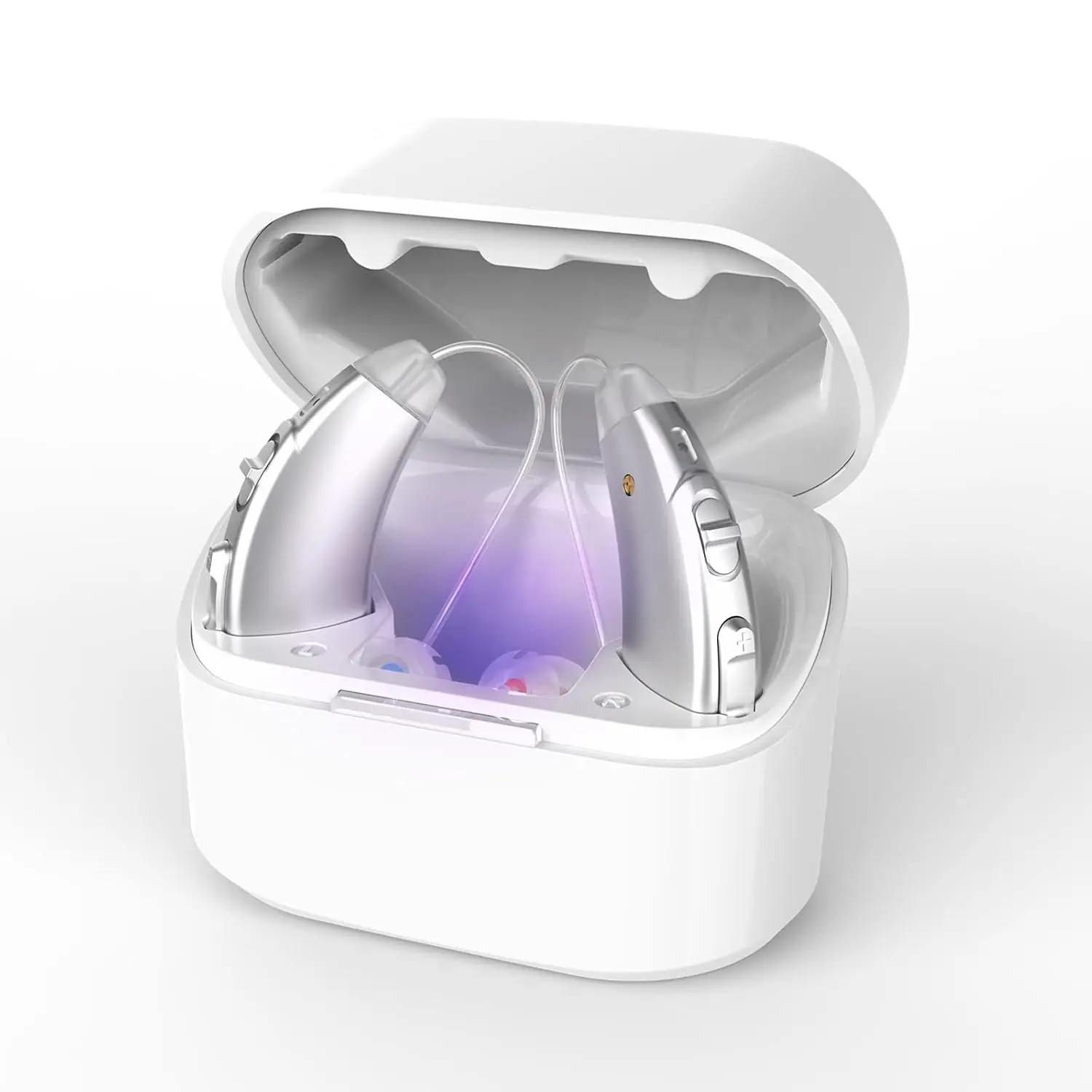 appareils-auditifs-dotes-d'un-etui-de-charge-a-sterilisation-uv-d'une-reduction-du-bruit-et-d'un-design-discret-ric-recepteur-dans-le-conduit-auditif
