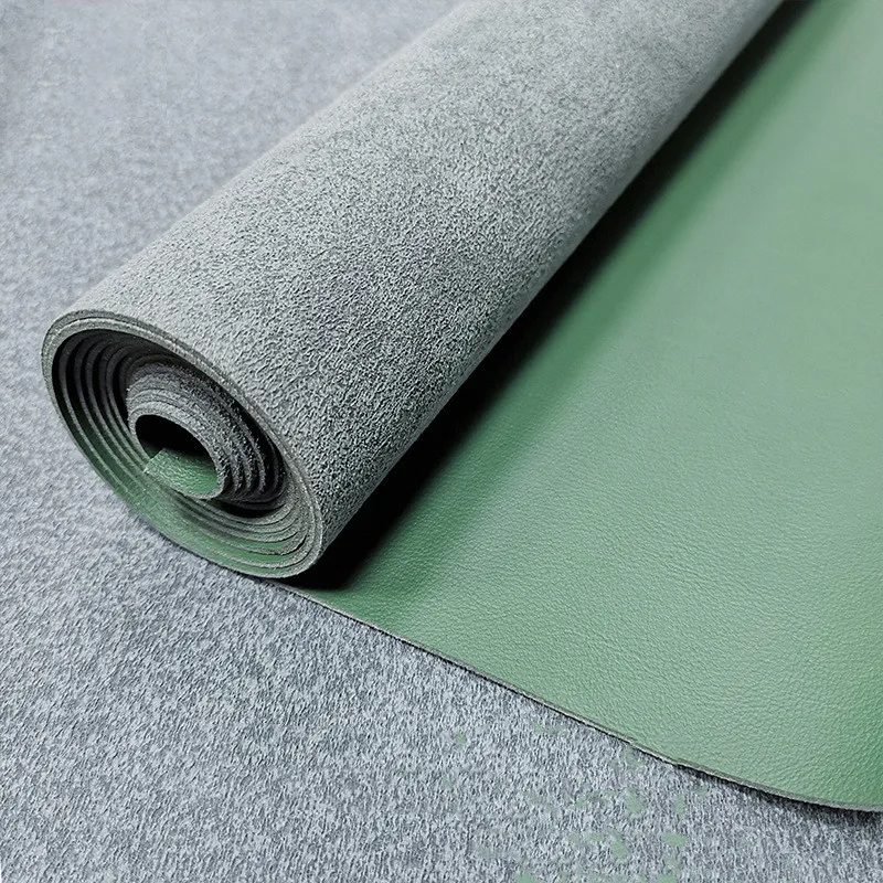 Thickened 1.2mm Car Leather Sofa Surface Nappa Napa PU Leather Real PU Leather Brushed Artificial Leather Sewing Fabric