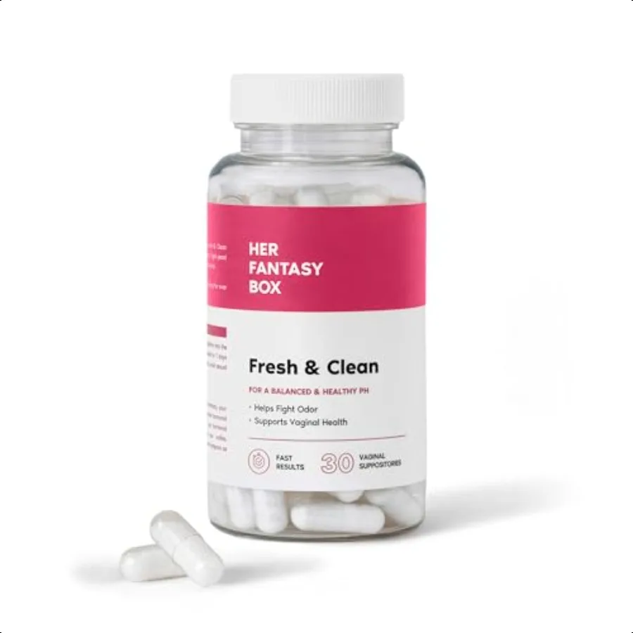 Fresh Clean pH Restore Vaginal positories Natural Vaginal Health port for pH Balance Odor Control and Comfort