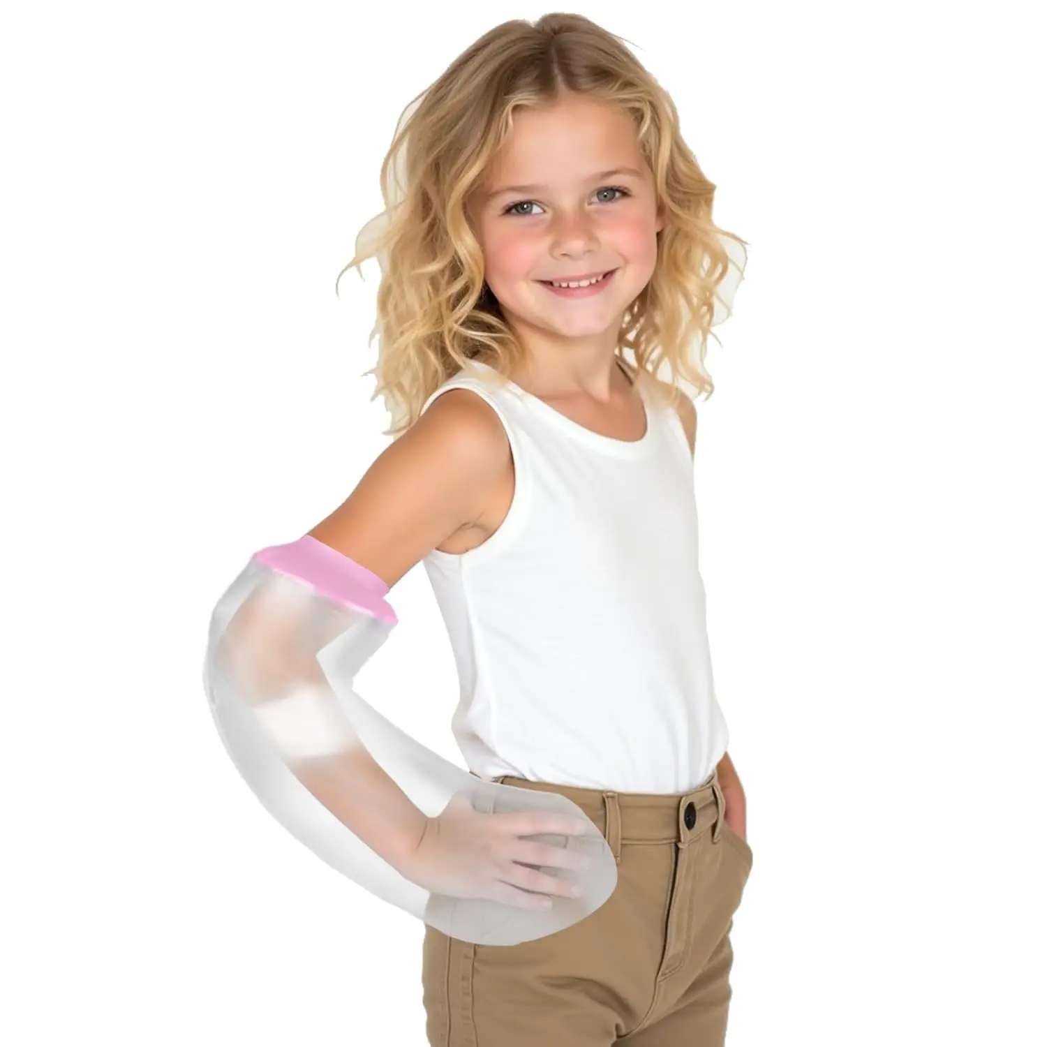 

Waterproof Cast Cover for Kids Shower Arm Protector