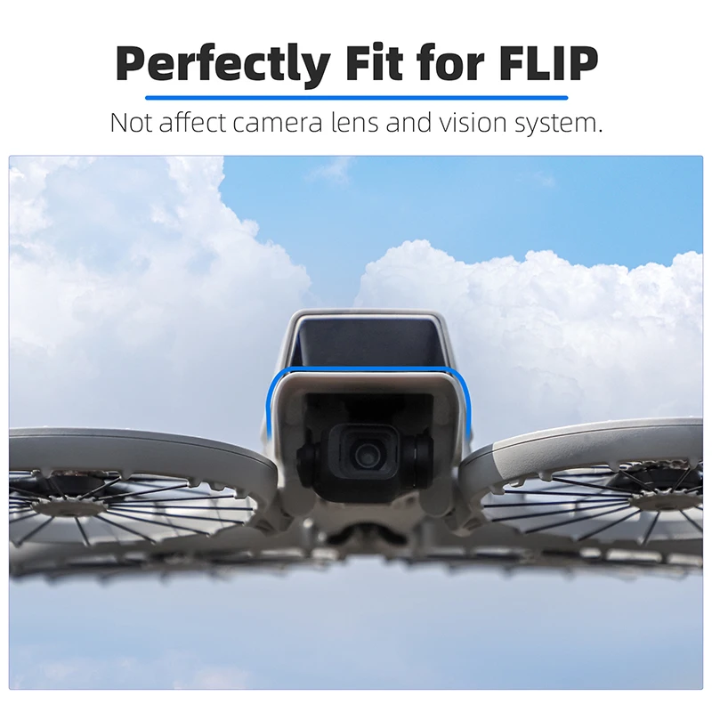 Lens Sunhood For DJI Flip Prevent Glare Light Quick Release SunShade Gimbal Protective Lens Hood For DJI Flip Drone Accessories