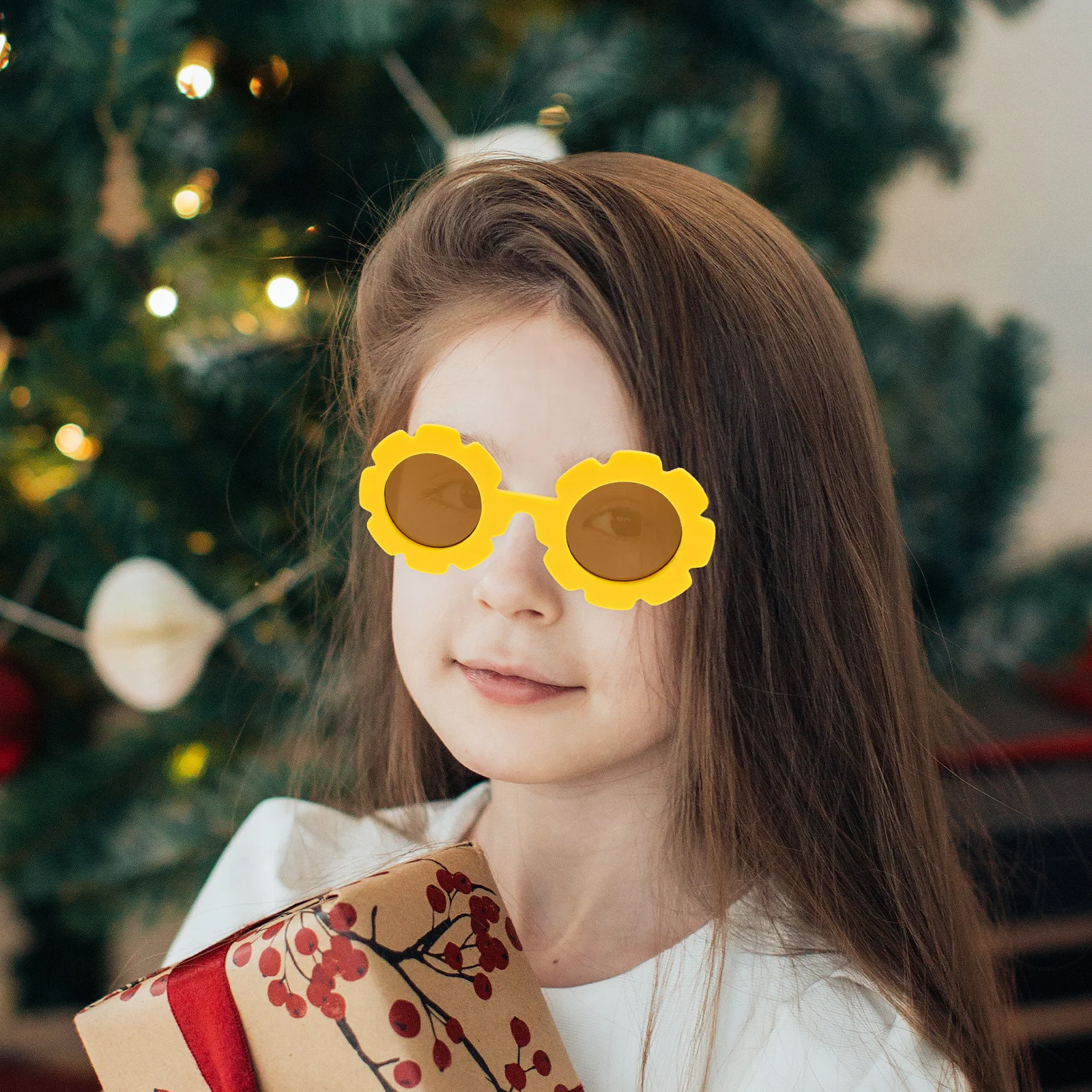 

3Pairs Toddler Sunglasses Children's Sunflower Glasses Party Funny Baby Sunglasses Cute Kid Sunflower Eyeglasses Lightweight