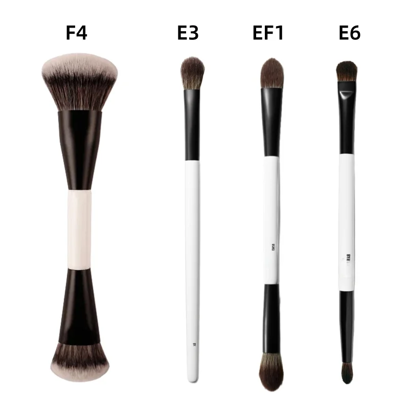 Dual-Ended Foundation Face Brush for Makeup Application