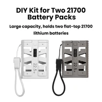 Kit DIY de batterie externe portable 22,5 W à charge rapide bidirectionnelle, boîtier de batterie 21700 à dégagement rapide, alimentation d'urgence 3