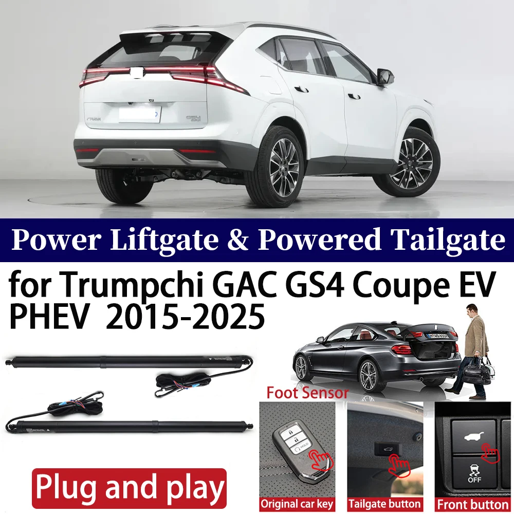 

for Trumpchi GAC GS4 Coupe EV PHEV 2015-2025 Car Auto Power Electric Tailgate Liftgate Lift Trunk Closer System Boot Lift Motor
