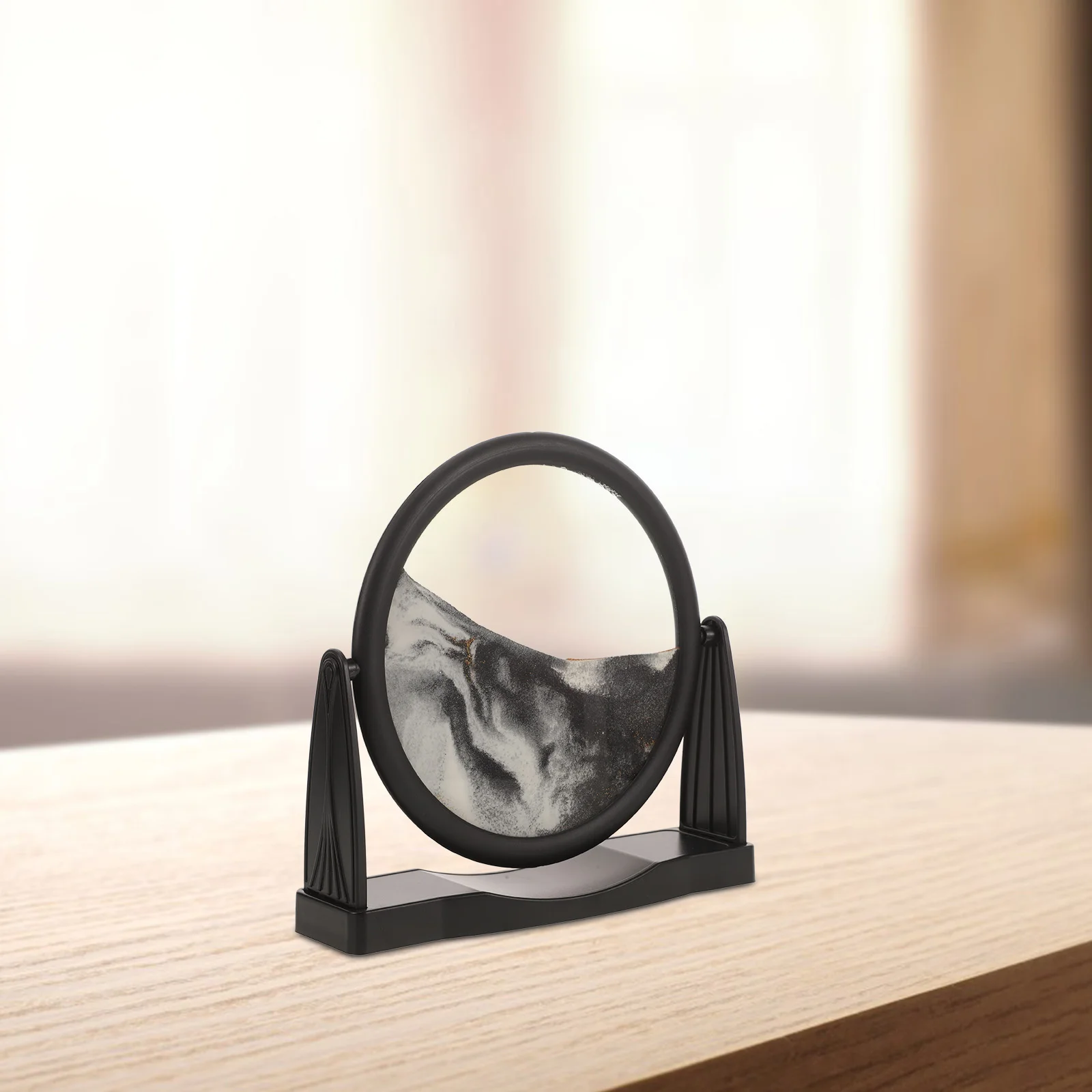 

Ceramic Decor Moving Sand Landscape Home Office Decoration Exquisite Craftsmanship Long Lasting Modern Minimalist Design