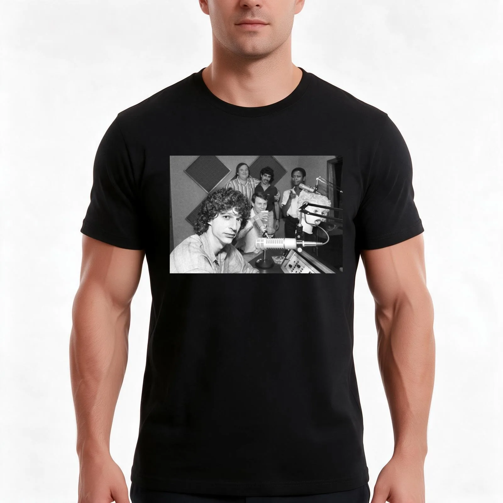 Vintage Stern Gang T-Shirt, Summer Casual Cotton Tee, Oversized Streetwear Tops, Vintage Graphic Print, Loose Fit Short Sleeve