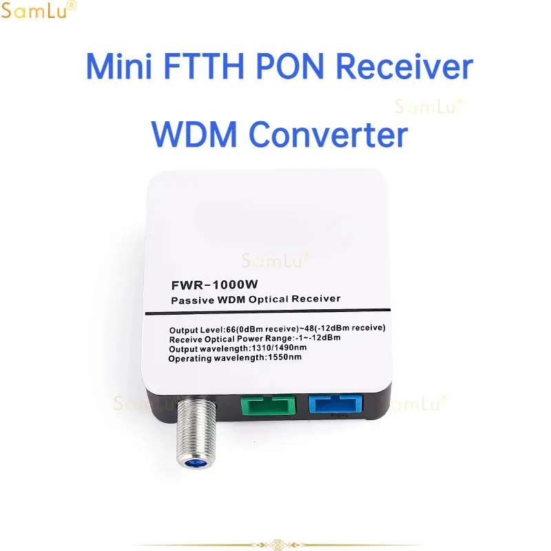 

Ftth Optical Receiver With FWDM CATV Optical Node Mini FTTH PON Receiver WDM Converter Triplexer Minimode With One RF Port