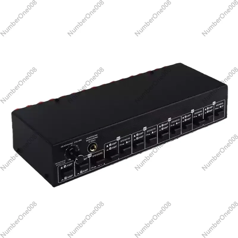 2 in 6 Out Passive Power Amplifier Speaker Selection Switcher Speaker Partition Distributor Comparator Sound Quality No Loss