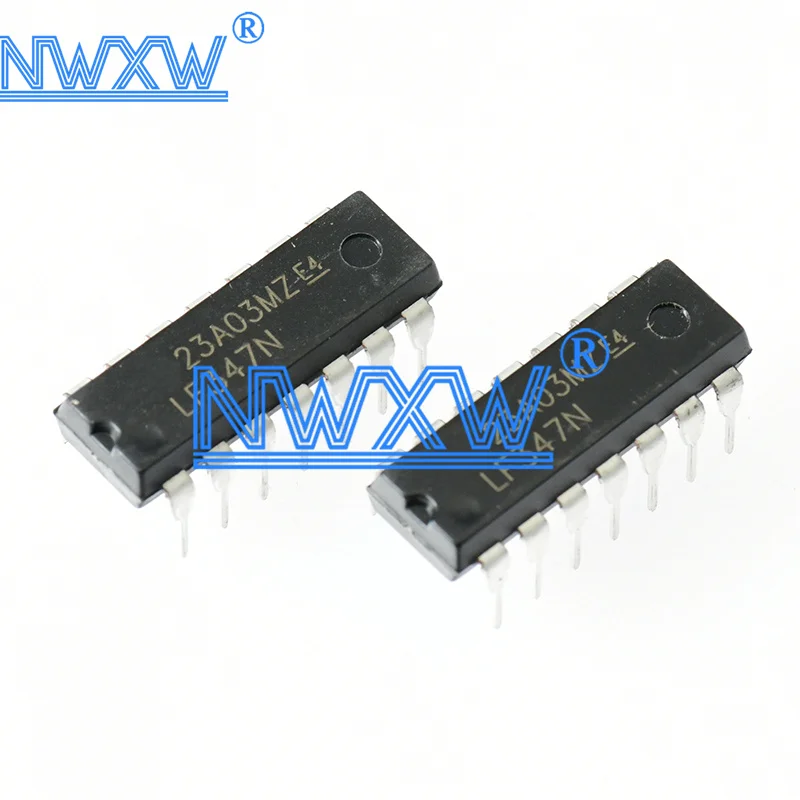 Direct insertion LF347N LF347CN DIP-14 broadband JFET input four operational amplifiers LF347 chip 347