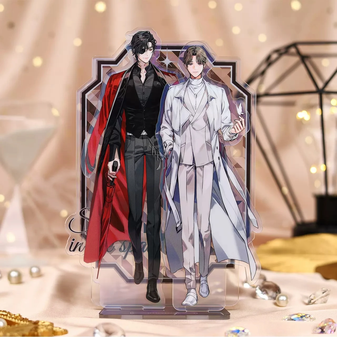 

New Heaven Official's Blessing Tian Guan Ci Fu Acrylic Stands Xie Lian, Hua Cheng Quicksand Ornaments Color Card