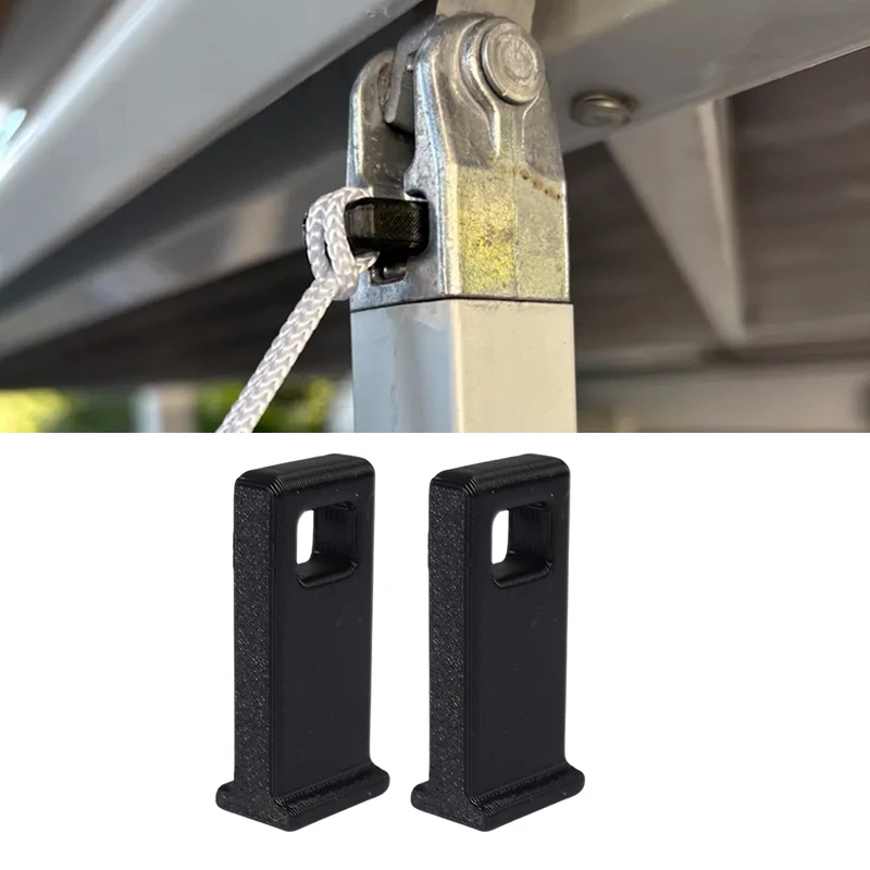 

2 шт. крючки-крепления для солнцезащитного тента для автодомов и кемперов, пластиковые ветрозащитные крючки для ремней, совместимые с Thule Omnistor, аксессуары для караванов