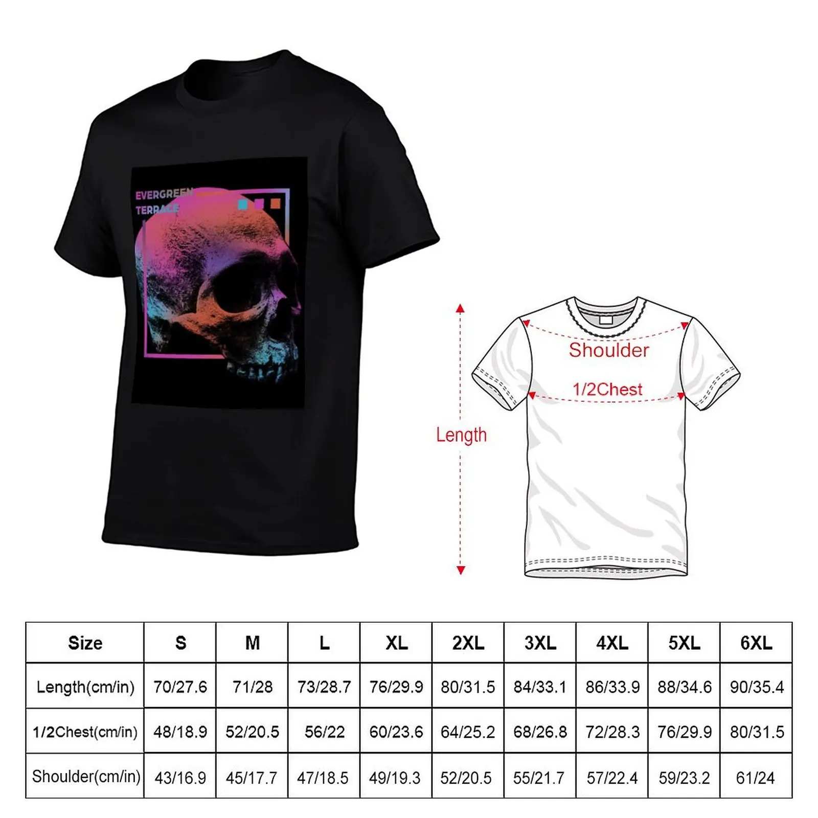 EVERGREEN TERRACE vaporwave T-Shirt plus size clothes boys whites oversizeds cute clothes t shirts men