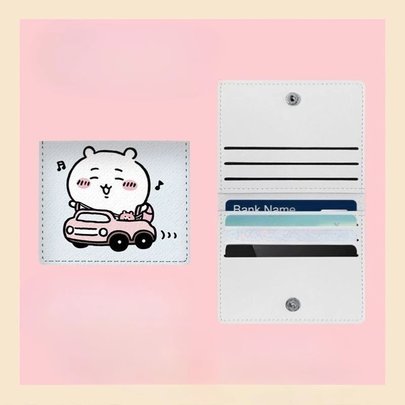 Anime Cartoon Kawaii Chiikawa New Multiple Card Positions Change Wallet Certificate Protect Fine Workmanship Anti-wear Portable