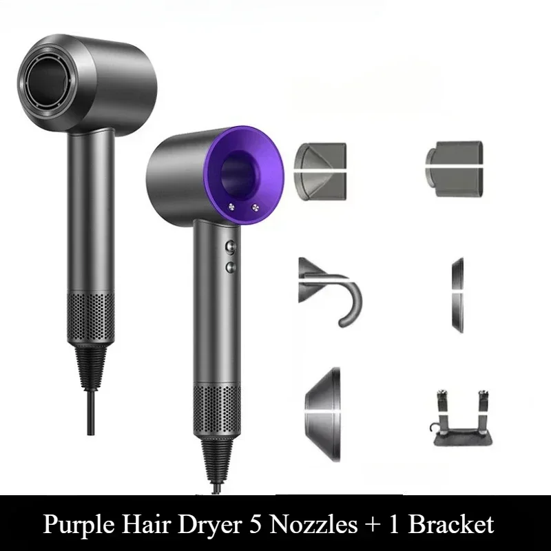 

Ionic Hair Dryer with Hot and Cold Air Functionality – Lightweight 5 in 1 Professional Styling Tool for Easy Blowouts hairdryer