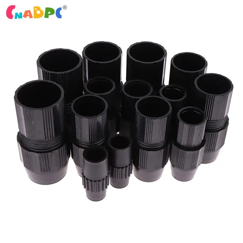 Plastic Telescopic Tube Connector Dip Net Pole Telescoping Pipe Twist Clamp Fixed Lock For DIY CFK Carbon Fiber Tubes