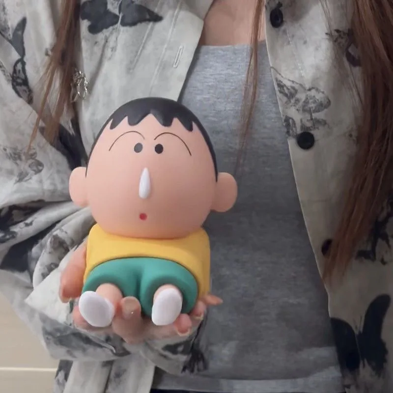 2024 NEW Crayon Shin-chan Boochan Action Figure Lazy Cell Phone Holder Nohara Shinnosuke cute Collection Model Kid Toys Gifts