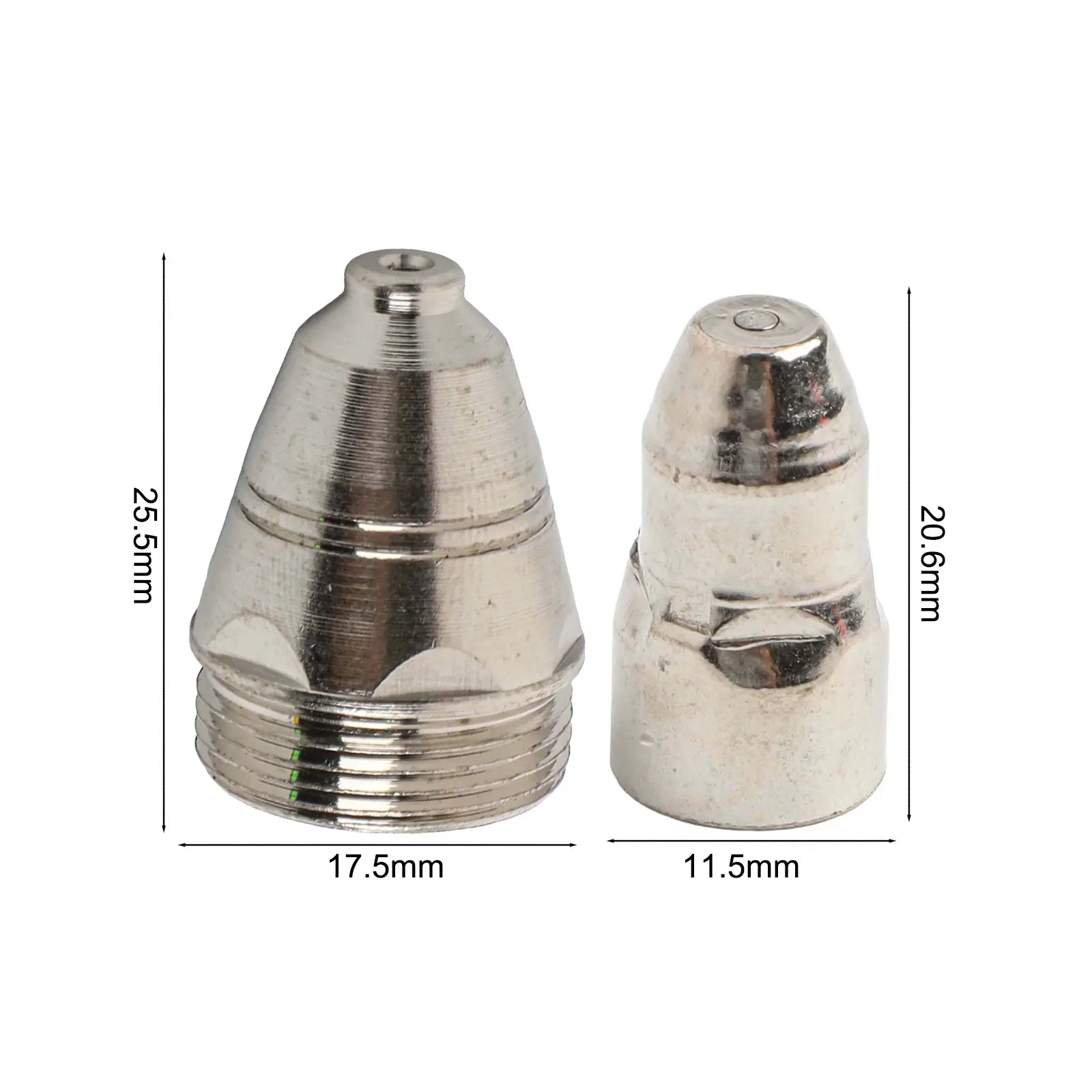 20pcs P80 Plasma Cutter Tip Electrodes & Nozzles Kit 60A 80A 100A P80 CNC Plasma Torch Tip Electrode Nozzle Welding Tools