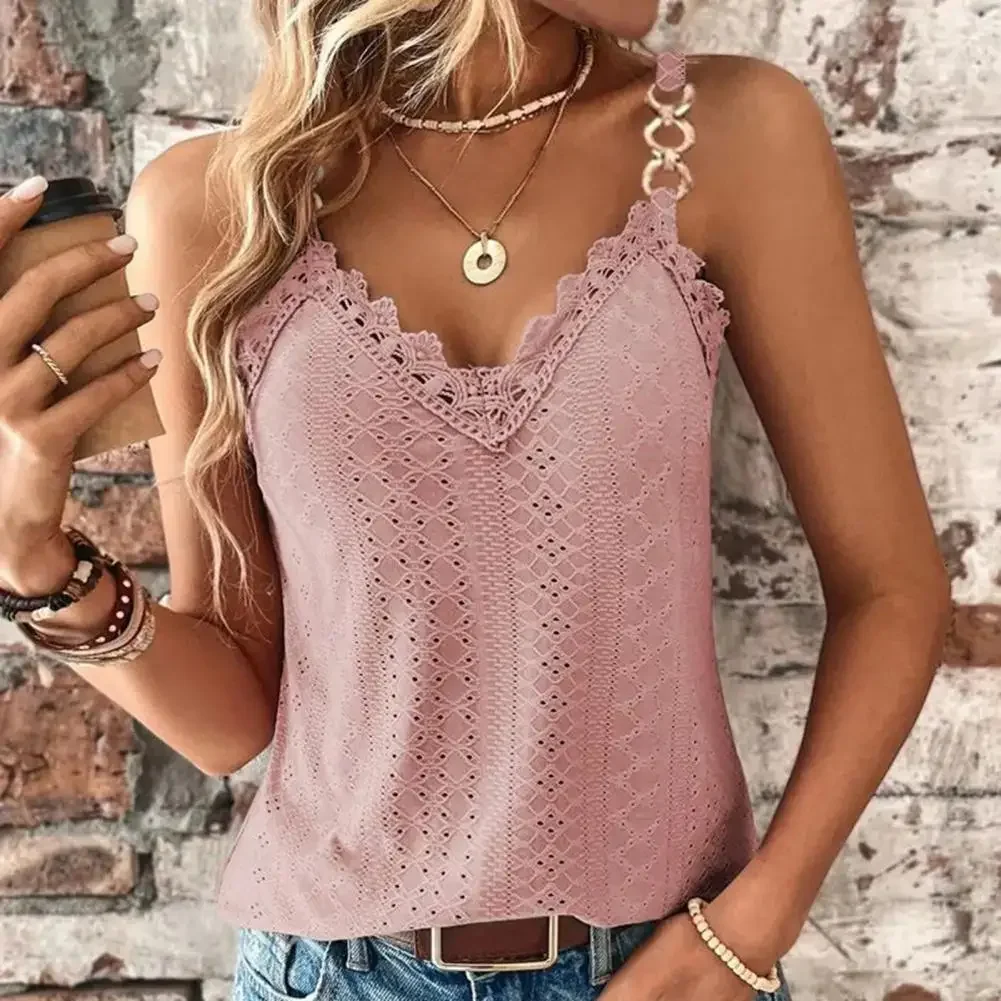 Ladies Vest Chic Sleeveless Style Female Blouse Fine Sewing Craft Women's Vest  Sleeveless Style Women Blouse Ladies Clothing